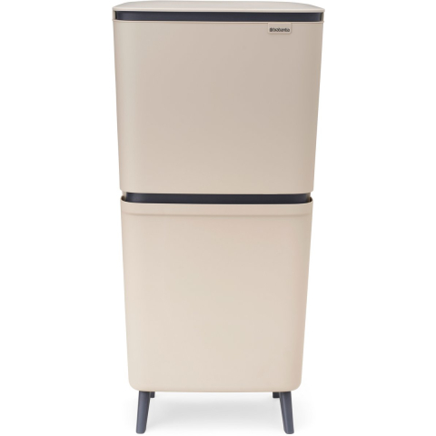 Brabantia SortUp recycle prullenbak Hi 20+25 liter soft beige