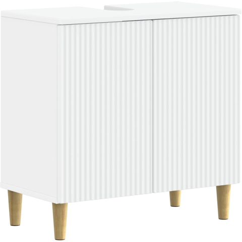 VidaXL Badkamer wastafelkast arnhem wit 59,5 x 31,5 x 59 cm