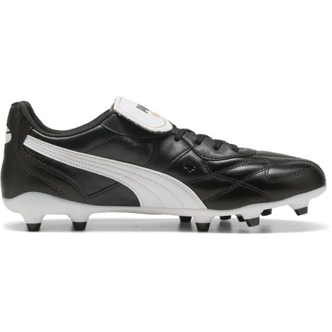 PUMA King Top Gras / Kunstgras Voetbalschoenen (MG) Zwart Goud Wit