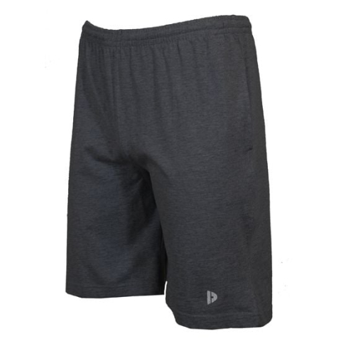 Donnay Donnay Heren - Korte joggingbroek Roy - Donkergrijs gemeleerd