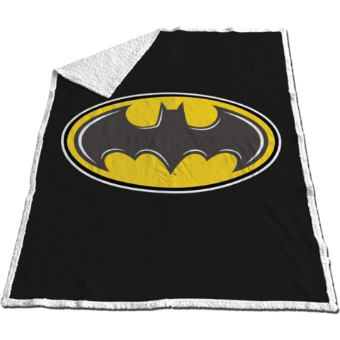Batman fleece deken - sherpa