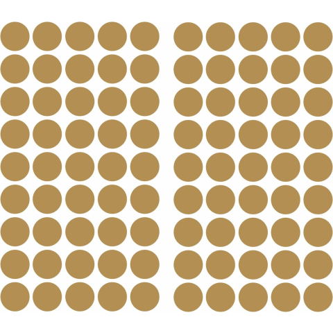 Muursticker - Confetti Goud