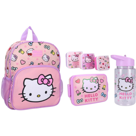 Hello Kitty schoolset; rugzak en lunchset