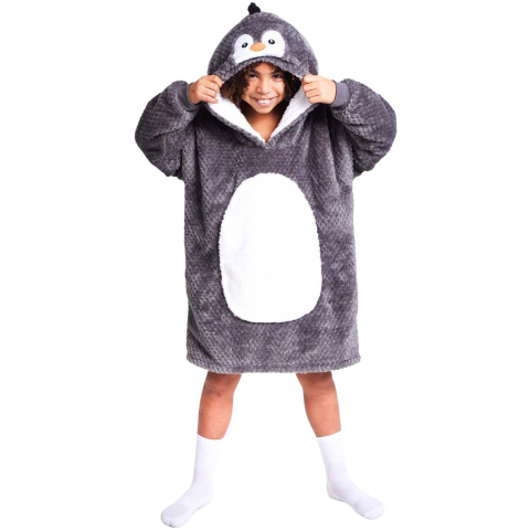 Noxxiez hoodie deken - pinguïn