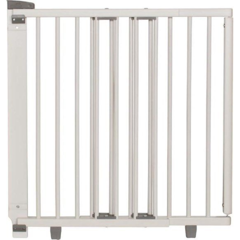 Geuther Draaideurhekje Plus 2734+ - Draaibaar deurhekje - Hoogte 83 cm - Wit