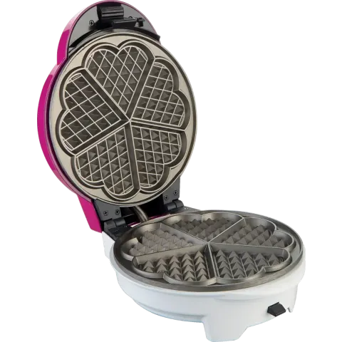 GORENJE WCM702PW - Wafel- & Cupcakemaker - 700W - Verwisselbare Bakplaten - Wit/Roze