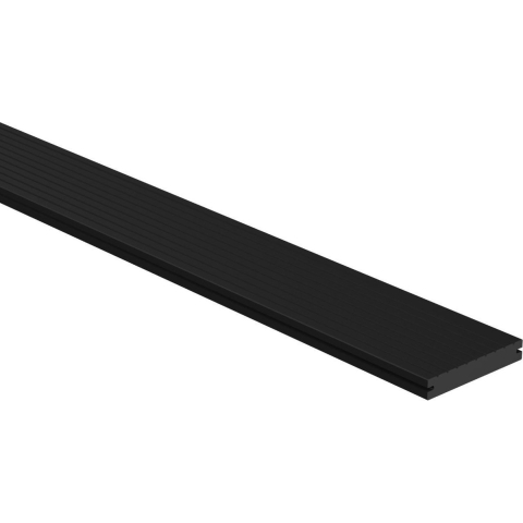 CarpGarant Vlonderplank Composiet Massief Antraciet 2.3 x 14 cm - Lengte 400 cm