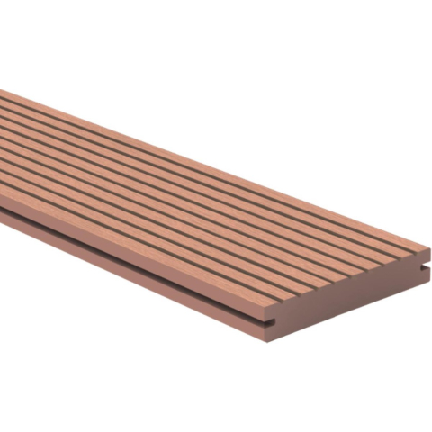 CarpGarant Vlonderplank Composiet Massief Bruin 2.3 x 14 cm - Lengte 400 cm