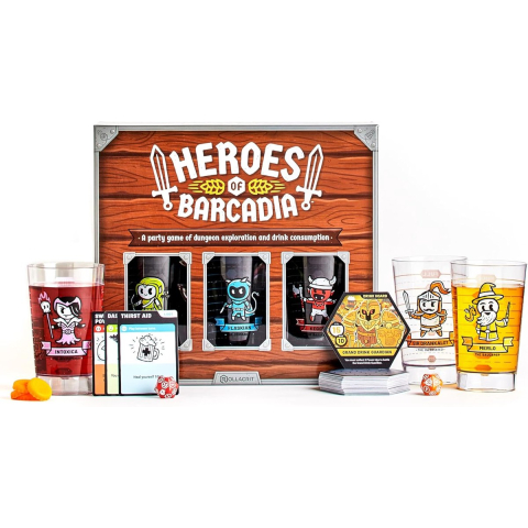 Heroes of Barcadia - Drankspel (2-6 spelers, vanaf 18 jaar) | Rollacrit Corp