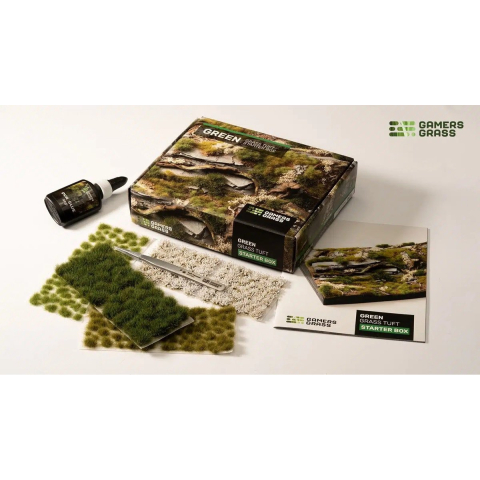Gamers Grass Grass Tuft Green Starter Box | Starterset voor groene landschappen
