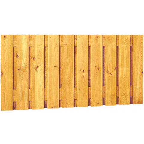 Grenen Schutting 21-Planks Geschaafd Groen Geïmpregneerd - 89 x 180 cm