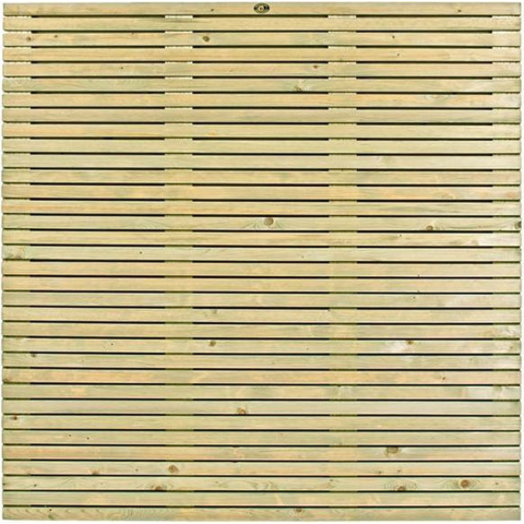 Vuren Schutting Rhombus Dubbelzijdig Horizontaal 180 x 180 cm