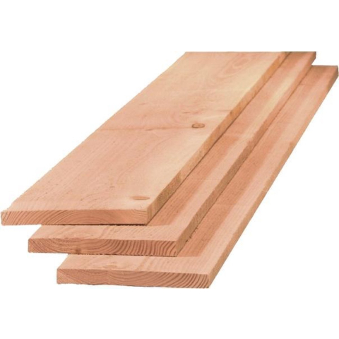 Douglas Potdekselplank 2.2 x 20 cm (22 x 200 mm) Fijnbezaagd - Lengte 500 cm