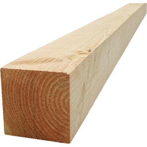 Douglas Paal 10 x 10 cm (100 x 100 mm) Fijnbezaagd - Lengte 300 cm
