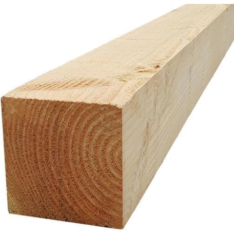 Douglas Paal 12 x 12 cm (120 x 120 mm) Fijnbezaagd - Lengte 400 cm