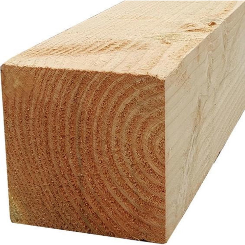 Douglas Paal 20 x 20 cm (200 x 200 mm) Fijnbezaagd - Lengte 400 cm