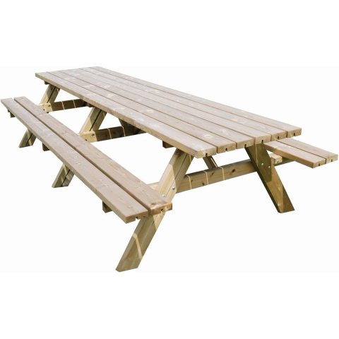 Picknicktafel Harrie Groen Geïmpregneerd - Lengte 300 cm
