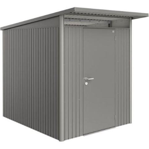 Biohort Berging Avantgarde met enkele deur kwartsgrijs, 180 x 260 x 218 cm, A2