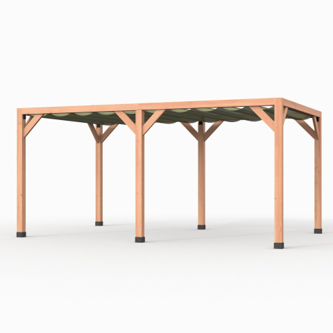 Douglas Pergola Westwood Vester Basic Olijfgroen 524 x 324 cm