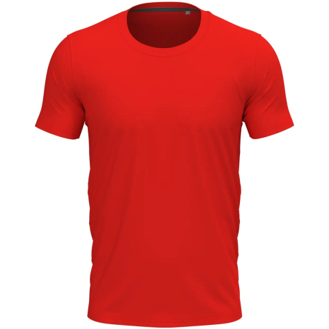 Stedman Clive Crew Neck Rood rondgewoven katoen 3XL Heren