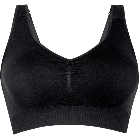 Anita Lotta Bralette Zwart nylon XX-Large Dames
