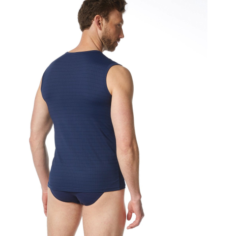 Bruno Banani Check Line 2 0 Tanktop Marine polyamide Medium Heren