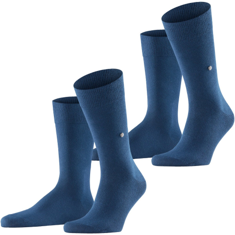 Burlington Sokken 2P Everyday Cotton Sock Marine Maat 40/46 Heren