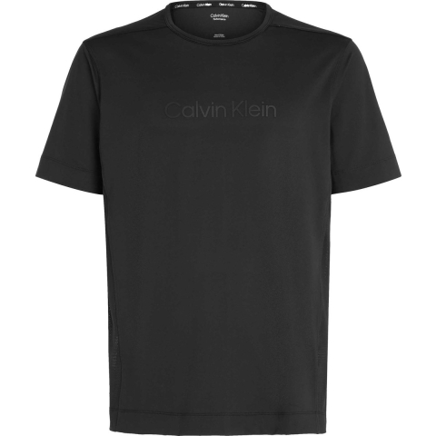 Calvin Klein Sport Logo Gym T-Shirt Zwart polyester Medium Heren