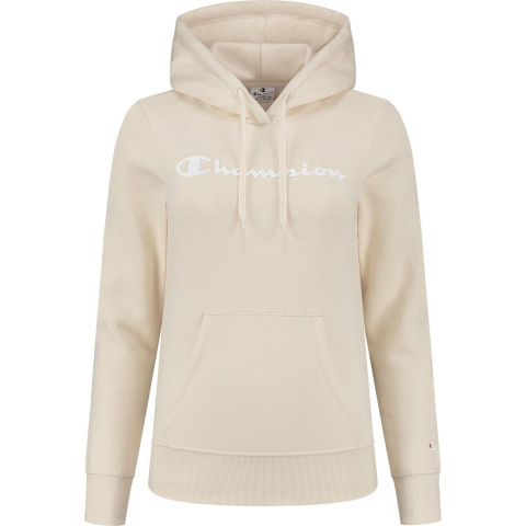 Champion Classics Women Hooded Sweatshirt Beige Large Dames