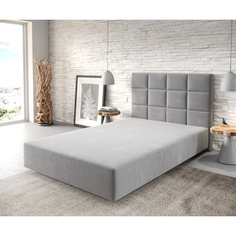 DELIFE Boxspring-frame Dream-Fine 120x200 microvezel grijs