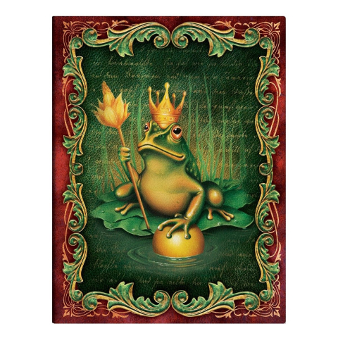 The Brothers Grimm, Frog Prince (Fairy Tale Collection) Ultra Unlined Hardback Journal (Elastic Band Closure)