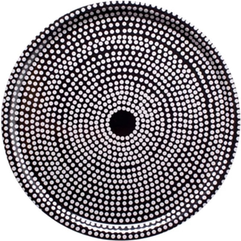 Marimekko Fokus dienblad rond zwart