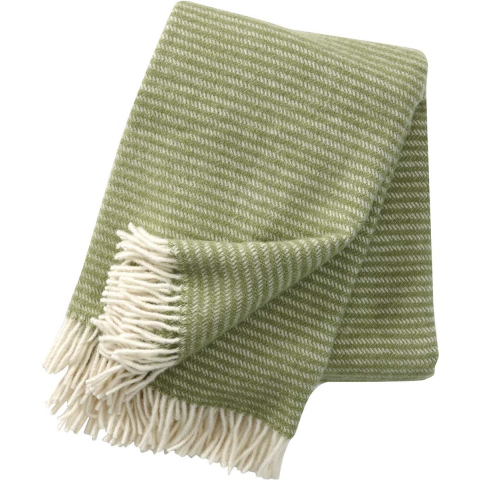 Klippan Yllefabrik Ralph wollen plaid linoleum