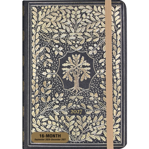 2027 Gilded Tree of Life Weekly Planner (16 Months, Sept 2026 to Dec 2027)