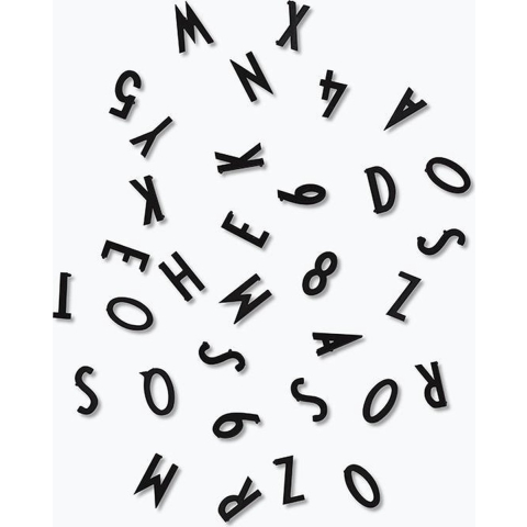 Design Letters Design Letters letterbox Zwarte letters