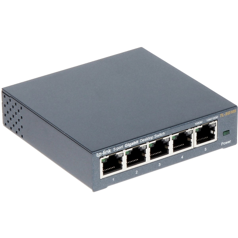 TP-Link TL-SG105 netwerk-switch Unmanaged L2 Gigabit Ethernet (10/100/1000) Zwart