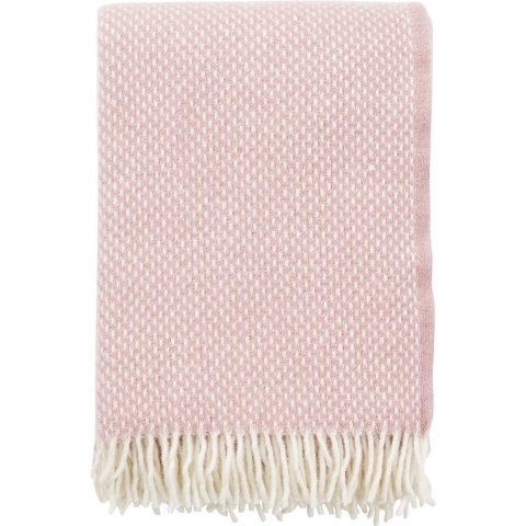 Klippan Yllefabrik Preppy plaid Misty rose