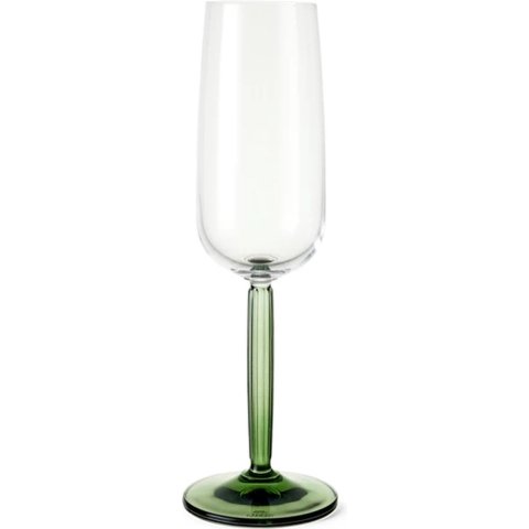 Kähler Hammershøi Champagneglas 24 cl 2pack Groen