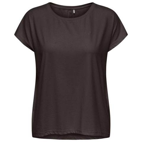 ONLY PLAY AUBREE LIFE ON SS BAT LOOSE TEE NOOS Chocolate Tor 15137012 chocolat