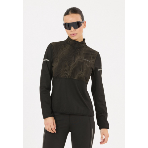 Endurance! Rumbia W Printed Midlayer 1001 Black e263397-1001 blac