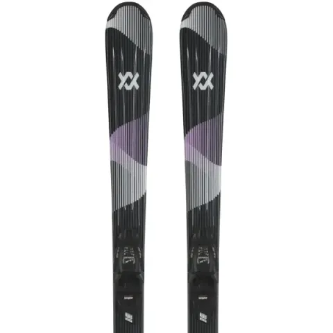 Junior Ski's Völkl Shine Jr + 7.0 Vmotion (130cm - Zwart)