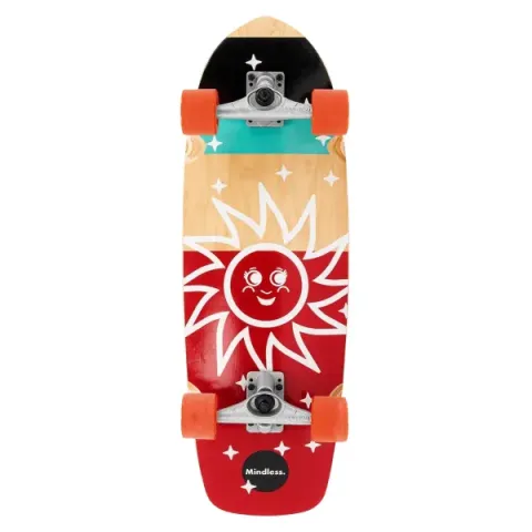 Cruiser Skateboard Mindless Soul (Rood)