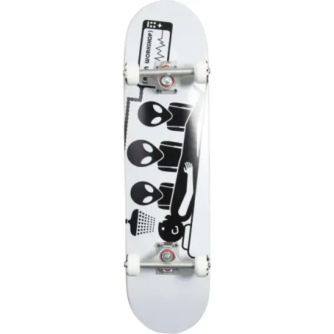Alien Workshop Abduction Compleet Skateboard (7.75" - Wit)