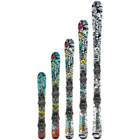Junior Ski's Head Monster Easy + JRS 7.5 GW (147cm - Zwart)