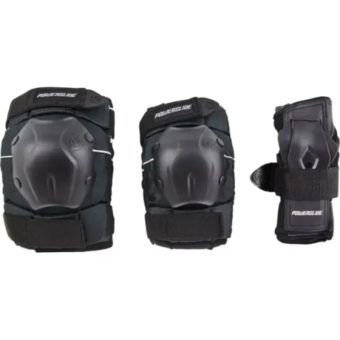 Beschermingsset Powerslide Standaard Heren 3-pack (M - Zwart)