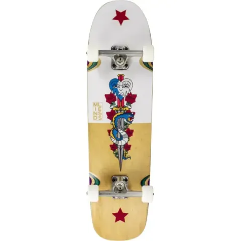 Cruiser Skateboard Mindless Flash Snake Compleet (8.5" - Natural/White)