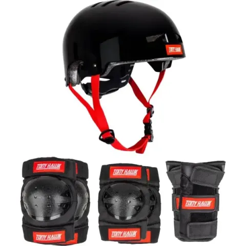 Tony Hawk Beschermset Kinderen (L-XL - Zwart)