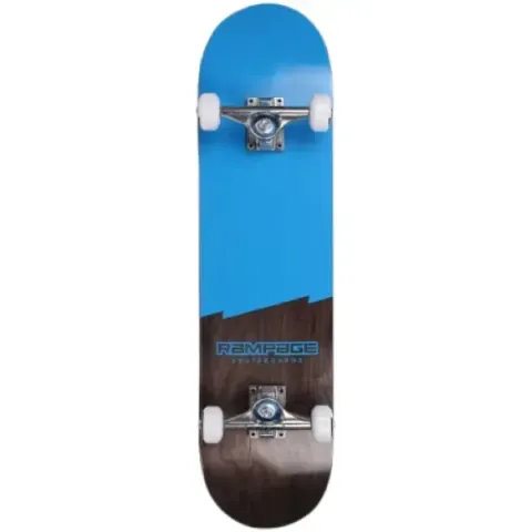 Skateboard Compleet Rampage Plain Third (7.75" - Blauw)