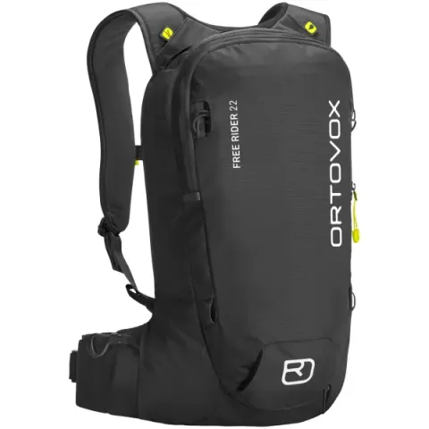 Ortovox Free Rider 22 Ski Rugtas (Black Raven)