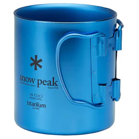 Dubbelwandige titanium mok Snow Peak 450